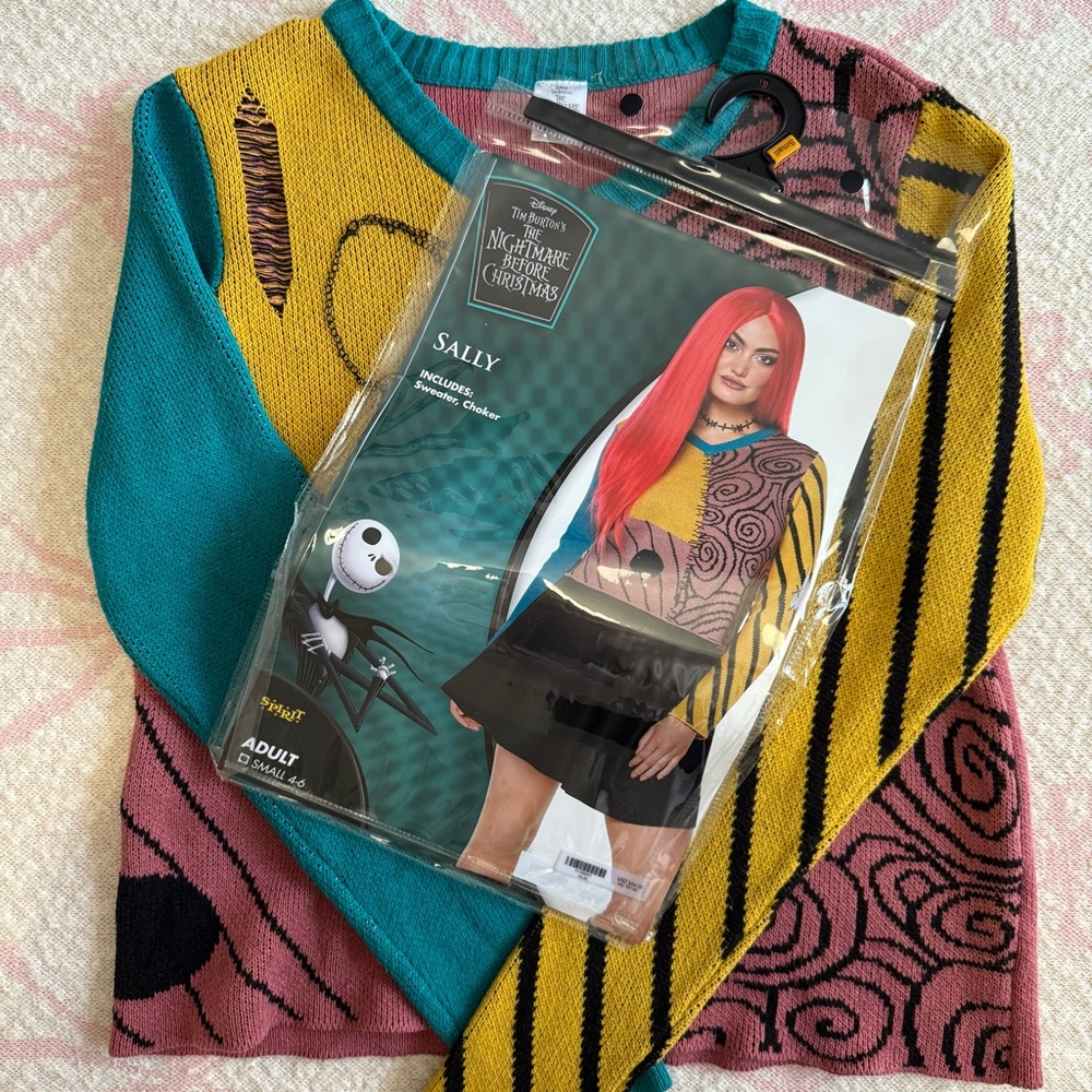 Nightmare Before Christmas Sweater w/ Choker